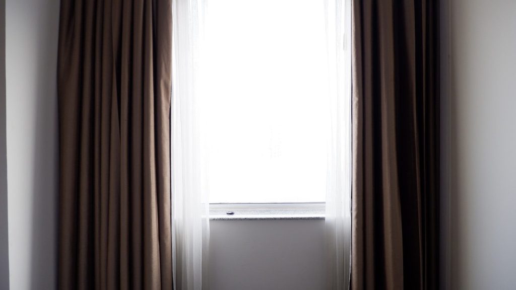 opened glass window