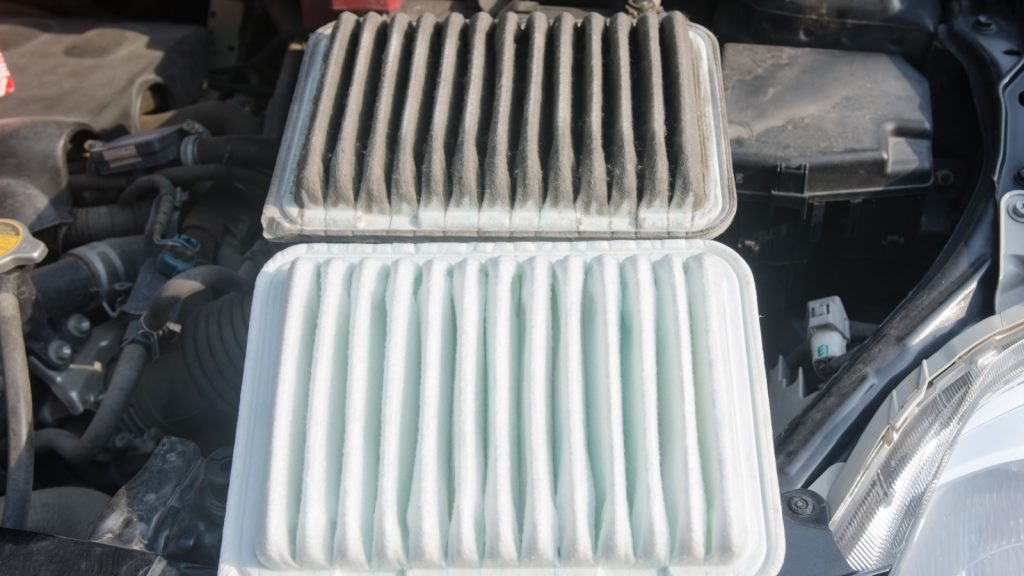 dirty air clean filter for car, automotive spare part