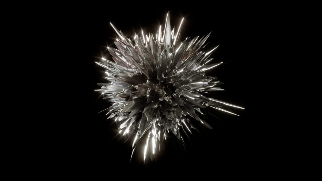 a firework exploding in the sky