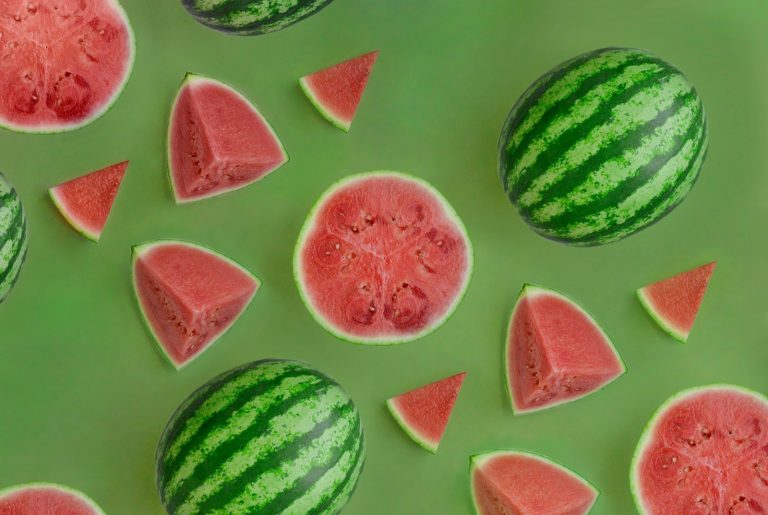 a group of watermelons