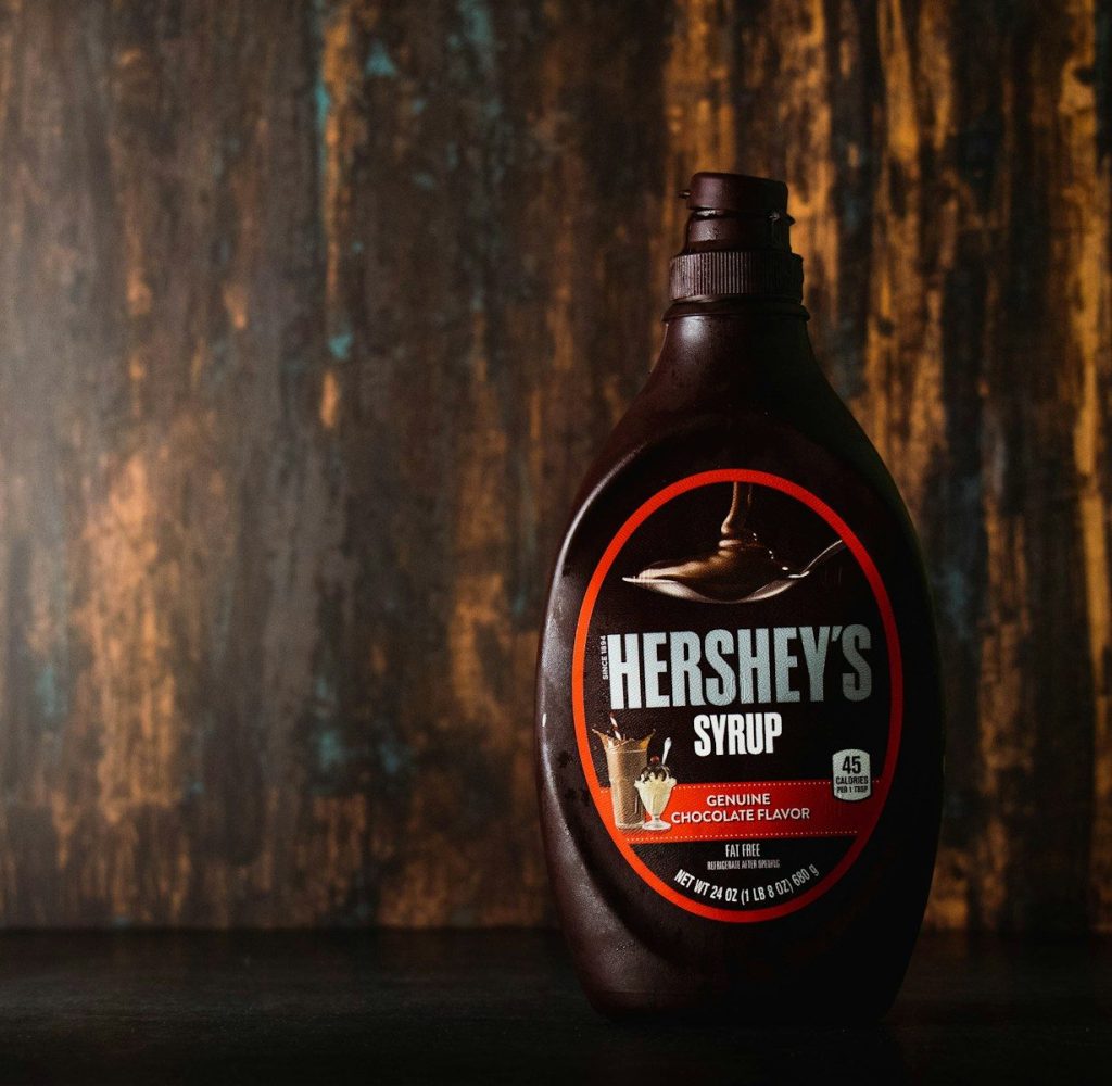 hersheys chocolate syrup bottle