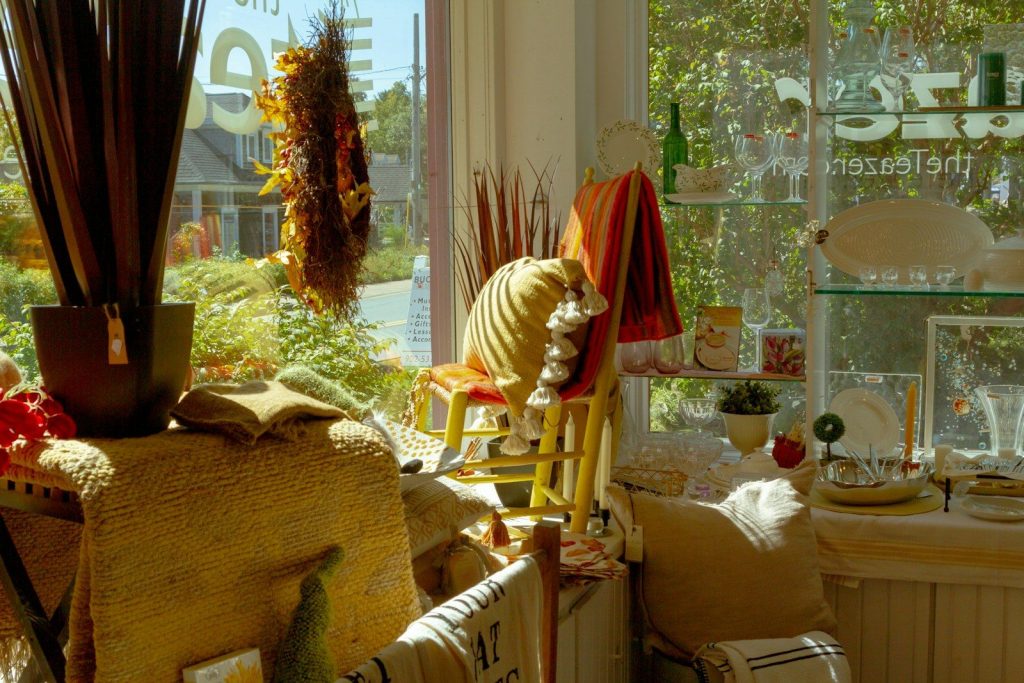 a room filled with lots of furniture and decor