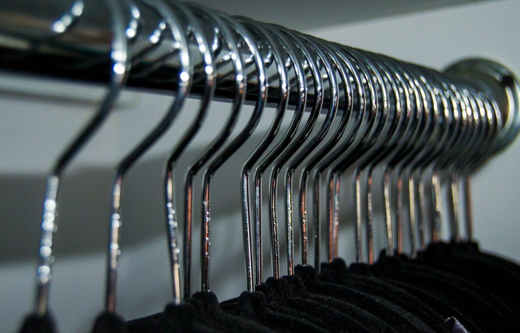 clothes hanged on clothes hanger